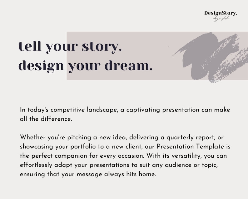 Minimal Modern PowerPoint Presentation Template, Ivory Gray Slate Minimal Pitch Deck, Modern Canva PPT Template, Business Presentation
