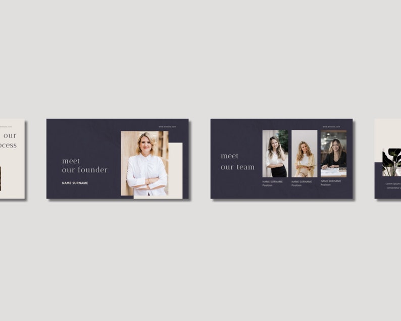 Minimal Modern PowerPoint Presentation Template, Ivory Gray Slate Minimal Pitch Deck, Modern Canva PPT Template, Business Presentation