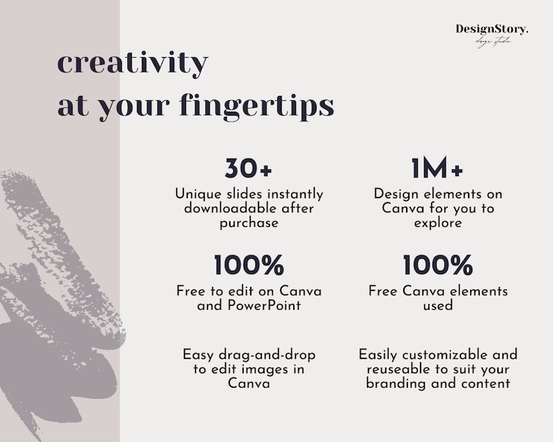 Minimal Modern PowerPoint Presentation Template, Ivory Gray Slate Minimal Pitch Deck, Modern Canva PPT Template, Business Presentation