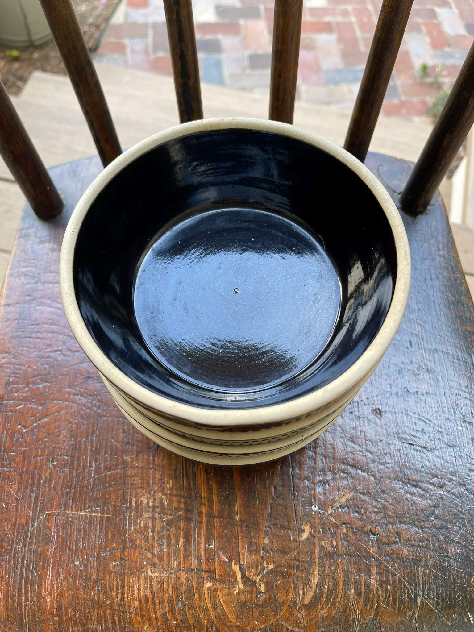 4 Americana General Vintage Ruckle Pottery Cereal Bowls Bown Pottery - Etsy