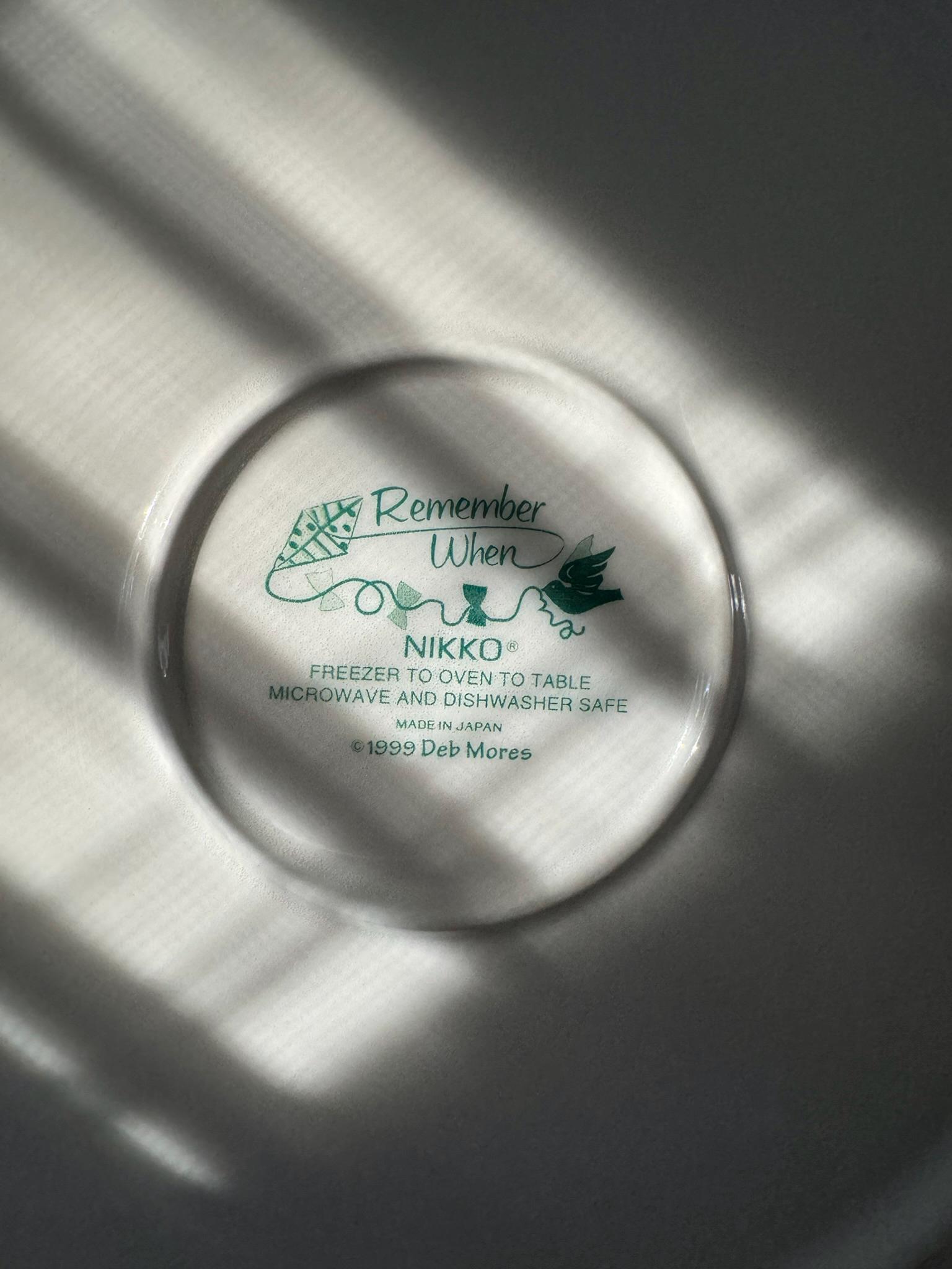☆ 新品　NIKKO Remember When Deb Mores プレート Vintage NIKKO 'remember When' Serving Plate: Deb Mores 12