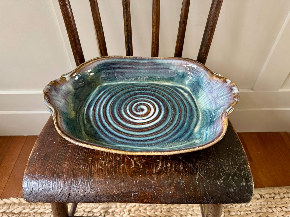 LEGENDARY Artist Bill Campbell Pottery Studio Oneofakind LARGE