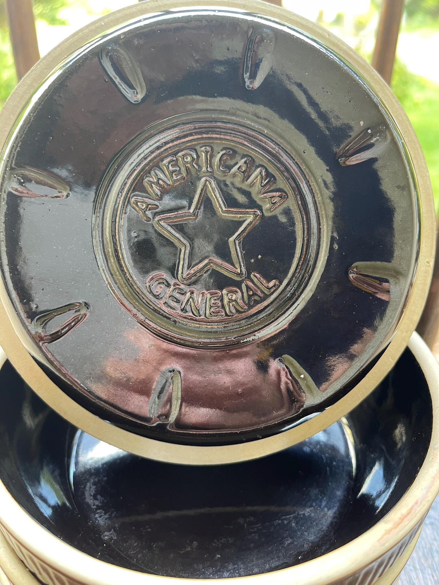 4 Americana General Vintage Ruckle Pottery Cereal Bowls Bown Pottery - Etsy