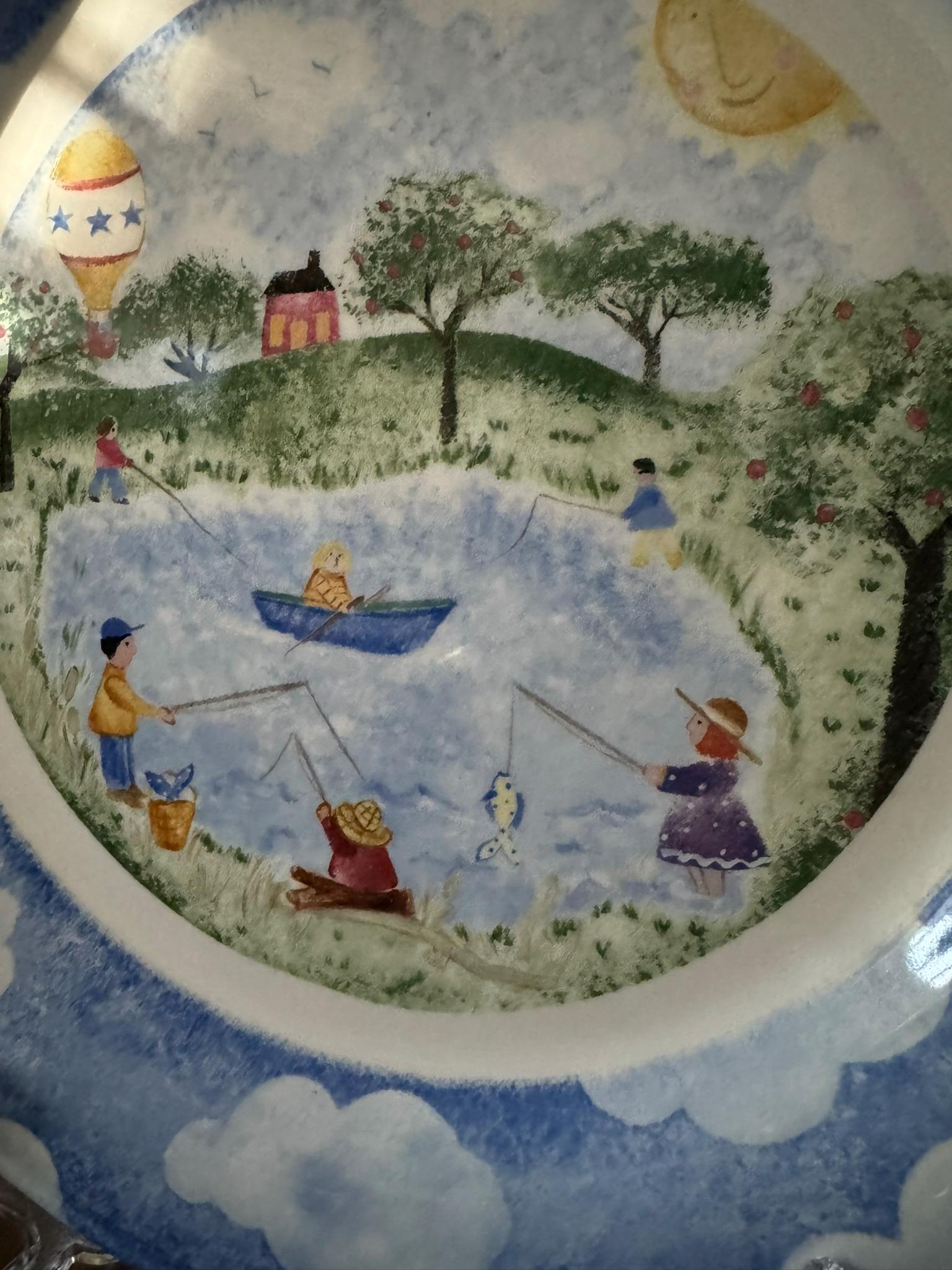 Vintage NIKKO 'remember When' Serving Plate: Deb Mores 12