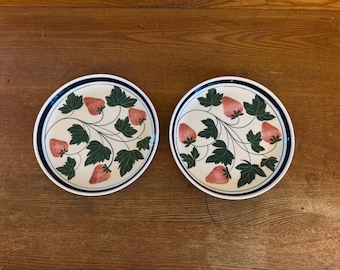 Set of 2 Vintage DANSK 8&quot; Salad Plates Danish Denmark EXCELLENT CONDITION