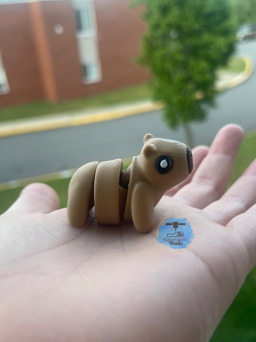 3D Printed Capybara Capybara Toy Fidget Articulated Capybara Toy Figure ...