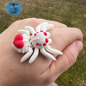 Unique 3D Printed Spider Fidget Toy | Baby Jumping Spiders | Articulated Spider | Tiny Articulated Fidget Jump Spider | 3D Printed Animals