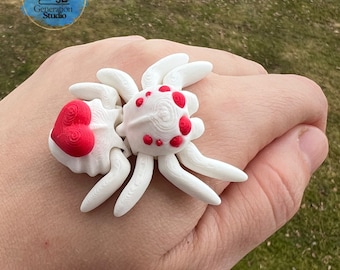Unique 3D Printed Spider Fidget Toy | Baby Jumping Spiders | Articulated Spider | Tiny Articulated Fidget Jump Spider | 3D Printed Animals