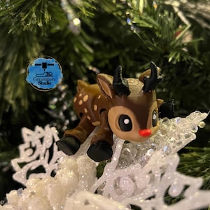 Reindeer 3D Printed Articulated Fidget | 3D Fidget Christmas | 3D Animal Toy | Winter Decoration | Unique Holiday Decor | 3D Print Flexi Pet
