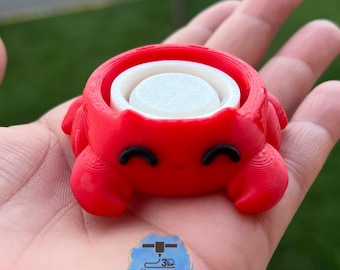 Cute Fidget Spinners | 3D Printed Giro Fidget Spinner | Stress Relief Gadget | Sensory Toy | Fidget Spinner Crab Frog Spider 3D Printed Stim