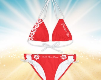 Porto Rico Riemchen Bikini Set Bademode