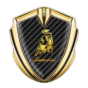 Self-Adhesive Silicone Emblem Metal Shield LOGO LAMBORGHINI 60mm/65mm  /3 Colors/  for Car Interior, Phone, Laptop, Glass, Door, Bumper Rear