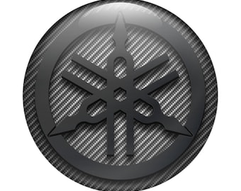 Emblema in silicone 4 modelli con logo unico YAMAHA / adatto per tuning moto, interni auto, laptop, vetro, porta, telefono e altre superfici piane