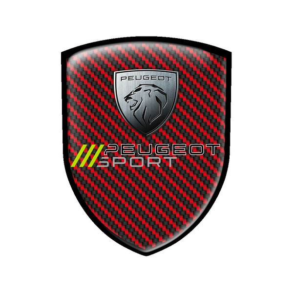 4 Models Shield Emblem with Unique Logo PEUGEOT / suitable for Auto Tuning,Car interior, laptop, glass,Phone and other flat surface