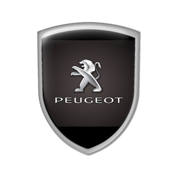 4 Models Shield Emblem with Unique Logo PEUGEOT / suitable for Auto Tuning,Car interior, laptop, glass,Phone and other flat surface