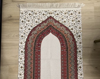 Luxury Prayer Rug, Prayer Rug For Muslim, Prayer Mat, Eid Gift, Ramadan Gift, Wedding Gift, Janamaz, Gebetsteppich