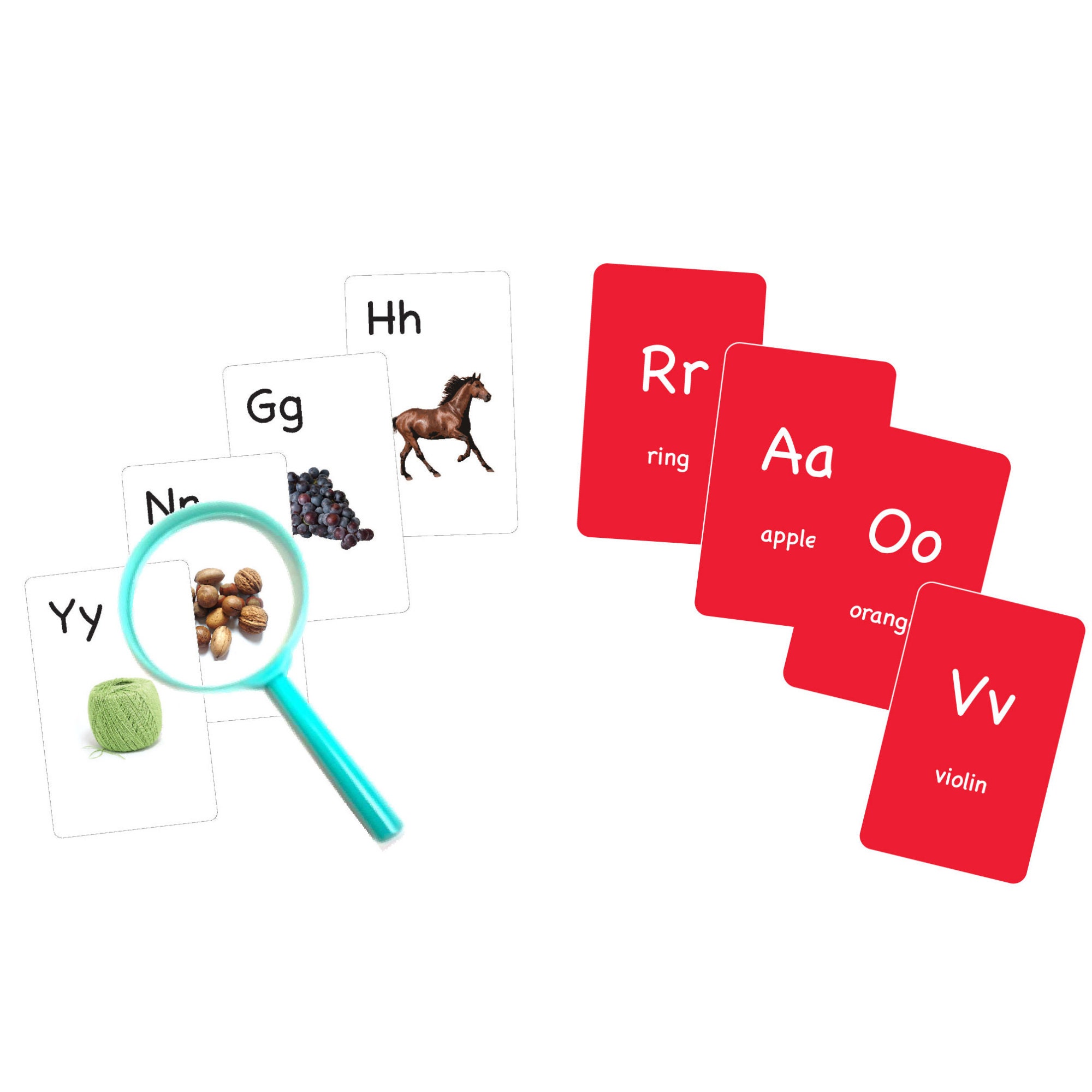 I Spy Alphabet Puzzle With Flashcards and Magnifying Glass 2ft X 3ft