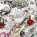 Silly Goose Stickers - 50PCS Funny Duck Vinyl Stickers for Laptop, Water Bottle & Kindle - Cute Goose Quotes, Aesthetic Sticker Set product logo