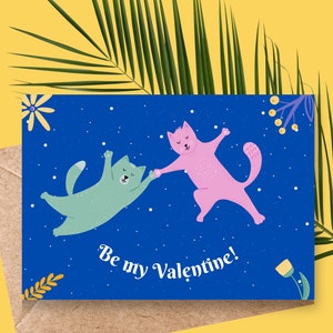 Valentinstagskarte - Happy Valentine's Day, Liebesgrüße
