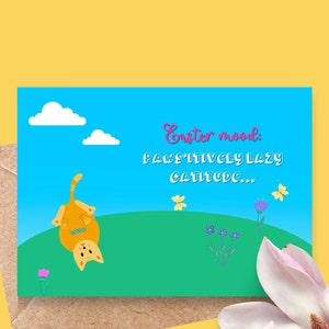 Carte de voeux, cartes de vœux pour chiens et chats, voeux de Pâques à des proches, voeux de Pâques à des amis