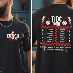 Basebolltränarskjorta, personlig basebolltränargåva, tackgåva för tränare, laggåva för tränaruppskattning, skjorta för basebolltränare