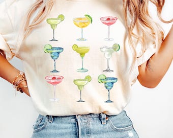 Margarita Shirt, Tequila Shirt, Fiesta Shirt, Cinco De Mayo Shirt, Signature Cocktail, Womens Graphic Tshirt, Gift for Margarita Lover Tee