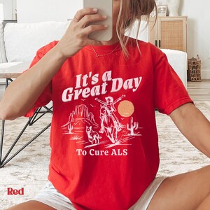 ALS Awareness Shirt, ALS Warrior Shirt, ALS Walk Shirt, Als Support Tshirt, Lou Gehrig's Tee, Amyotrophic Lateral Sclerosis, Comfort Colors®