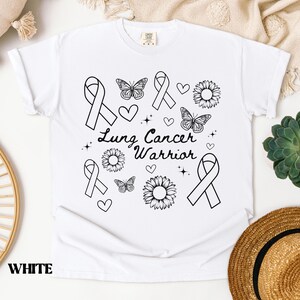 Lung Cancer Warrior Shirt, World Lung Cancer Day, Cancer Gift, Lung Cancer Support Tee, Lung Cancer Awareness Month, Comfort Colors® Shirt