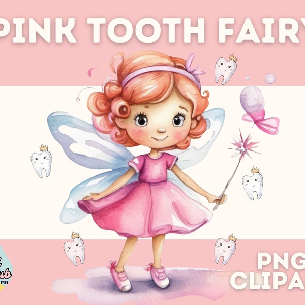 Watercolour fairy clipart, tooth fairy png, digital png image, png designs, sublimination designs, tooth fairy clipart, digital download