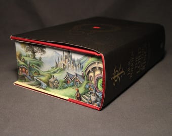 The Lord of the Rings_Geschilderde randen | uniek literair cadeau | boekencollectie