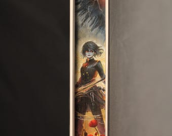 The Poppy War Painted Book Edges | Hand-Painted Watercolor Art, Signed First Edition