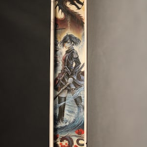 The Dragon Republic (2nd Book) Book-Edge Painting, Unique book gift / book collectibe.