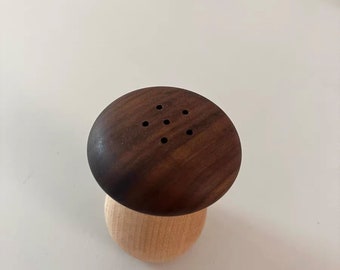 Wooden Mushroom Style Toothpick Holder