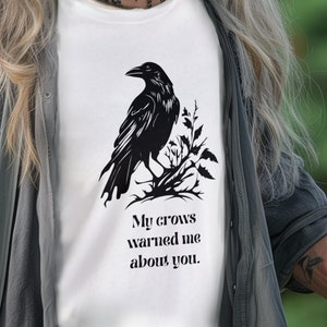 Corvi, corvidi, corvidcore, SVG, PNG, sublimazione, witchycore, Cute Svg, Trendy Svg, design t-shirt, File Cricut, File Silhouette, Clipart