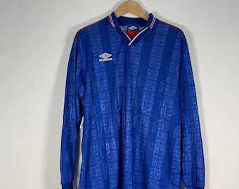 Vintage jaren 90 Umbro-sjabloonjersey (maat: XL)