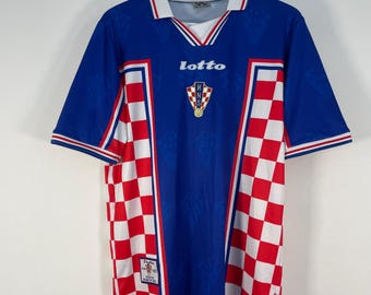 Vintage Lotto 1998-01 Croatia Away Jersey (Size: XL)