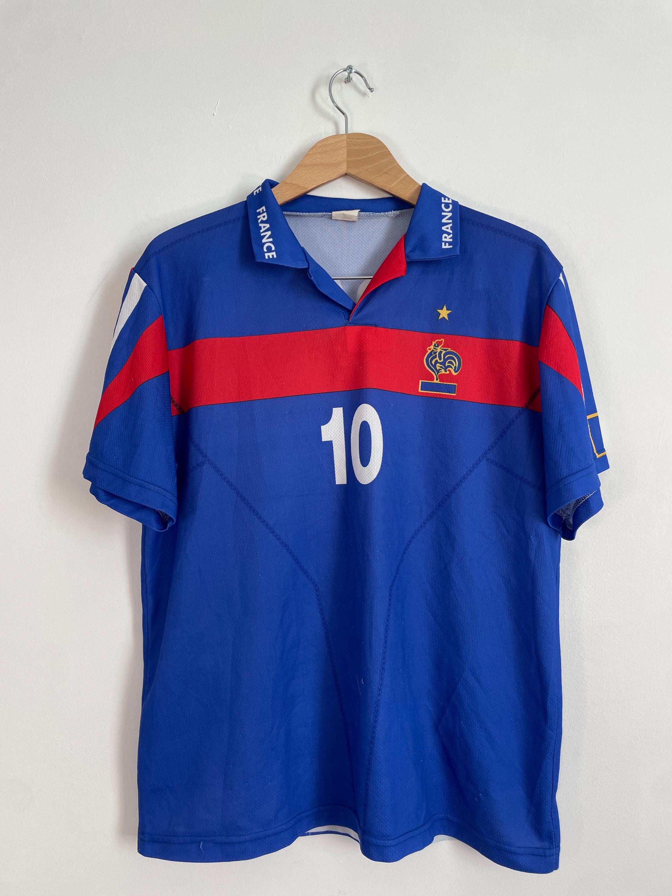 Vintage 90's France - Zinedine Zidane Jersey (size: L/XL) Made in