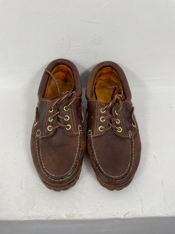 Vintage Timberland Shoes Oxblood Leather Loafers (size: EU36  display picture 2