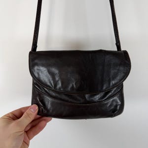 vintage chapmans black textured shoulder bag Vintage Coach Hamptons 5053 Black Leather Shoulder Hobo  main image 4