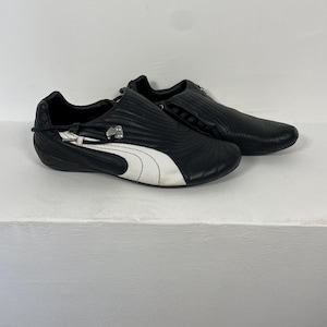 PUMA BUDOKA 武道家　black Vintage Puma Budoka Vintage Leather Sneakers (size: EU43; US10
