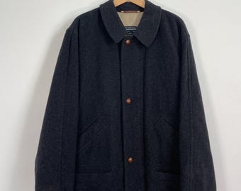 Manteau Longueur Femme Schneiders - Laine Bleu Marine - Taille 14 EUC - Autriche - Occasion TB