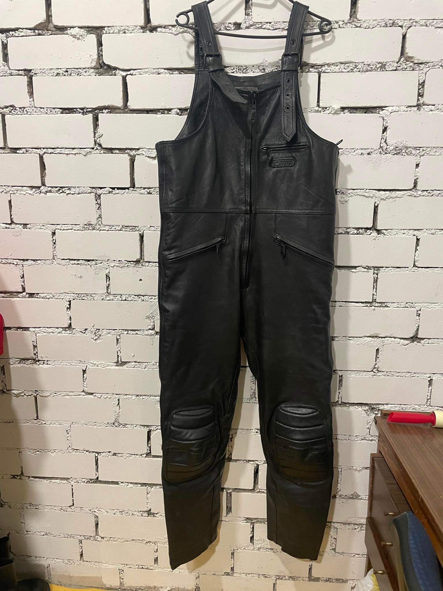 90s leather overalls - Etsy 日本