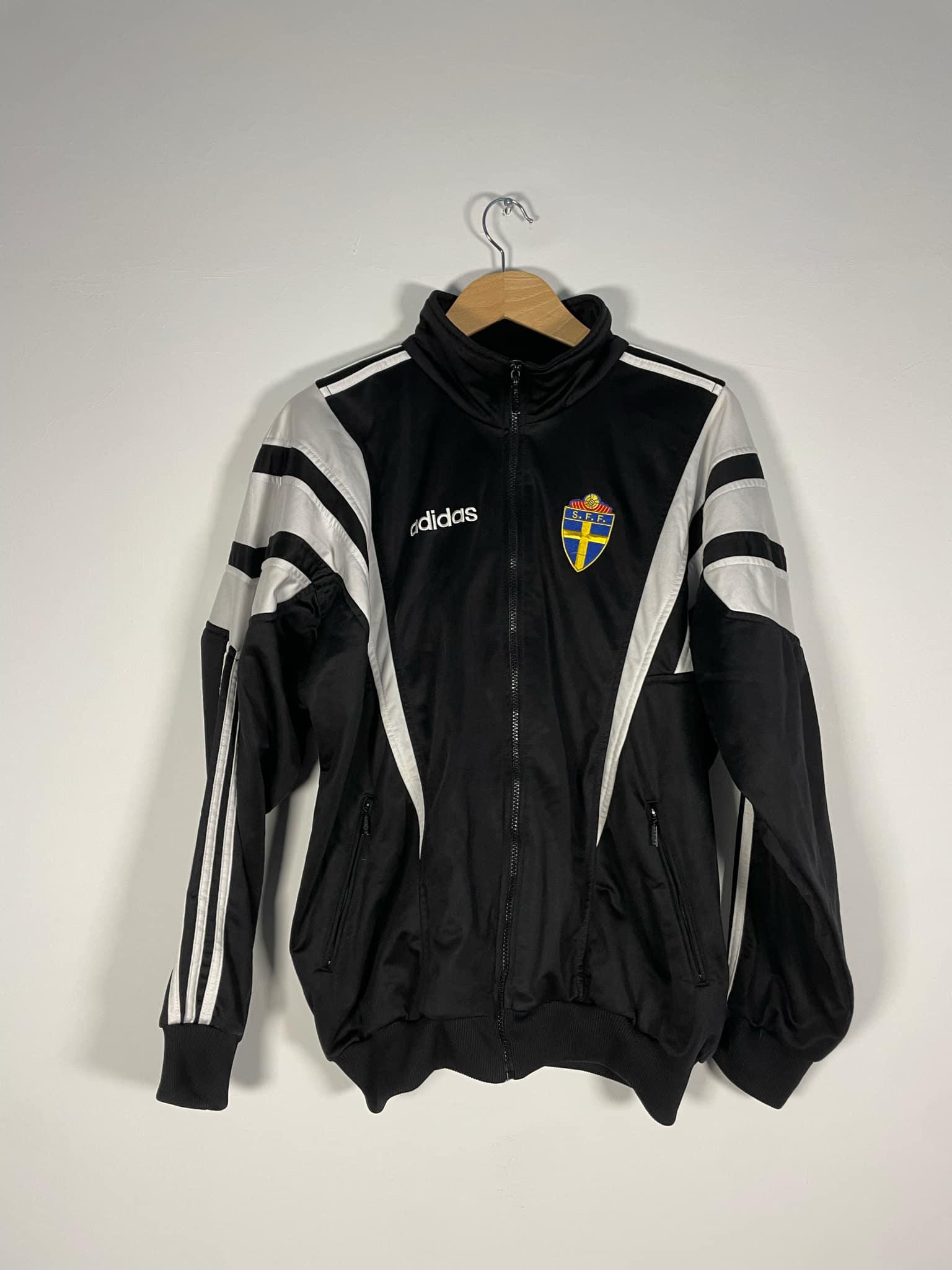 Vintage 90's Sweden Adidas Equipment Track Jacket (size: Picture