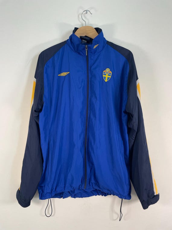ウェア 00s umbro Sweden national team uniform Vintage 00's Umbro Sweden National Football Team Jacket