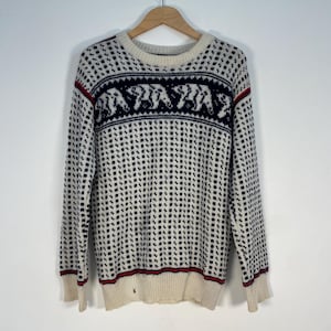 Vintage Dale of Norway Knitted Sweater (Size: L)
