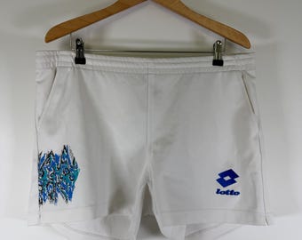 Vintage 90's Lotto Becker Tennis Collection Shorts (Size: XXL) Made in Italy