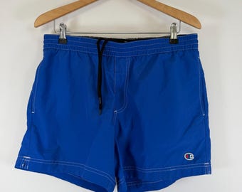 Vintage Champion Blue Shorts (Size: XL)