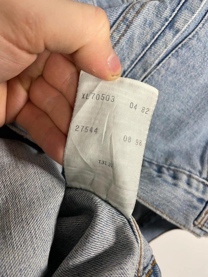90'S Levi's 70503-02 denim jacket, denim jacket, men's size L, vintage /eaa462271