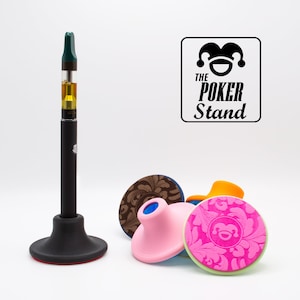 Pokerstandaard: jouw gepersonaliseerde 510-vapestandaard - 3D-geprint en gegraveerd