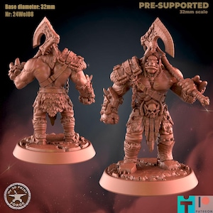 Warcraft Miniatures - Orc Warchief Grommash Hellscream - My3DPrintForge